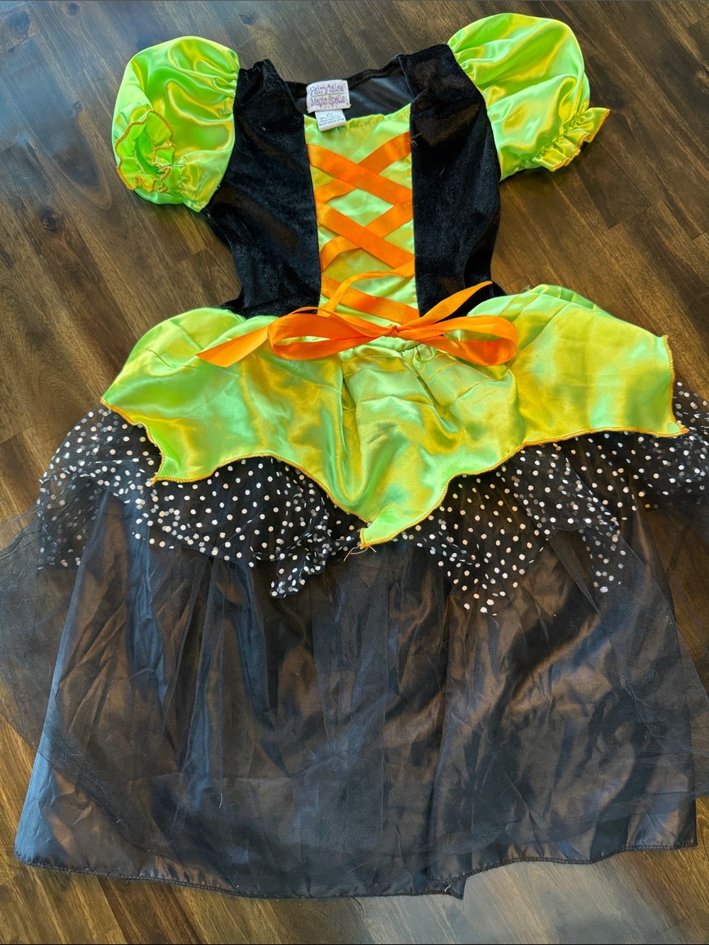 Vintage Fairy Tales Magic Spells Witch Halloween Costume Girls 6/8